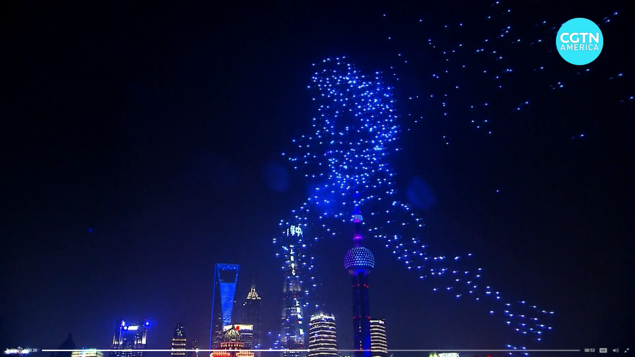 Shanghai drone show 2059